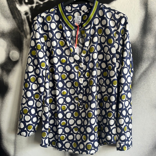 Bluse ,Navy white Dots, Emily van den Bergh