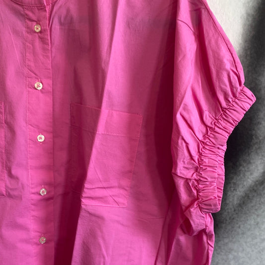 Bluse, Pink, Kastenform,Emily van den Bergh