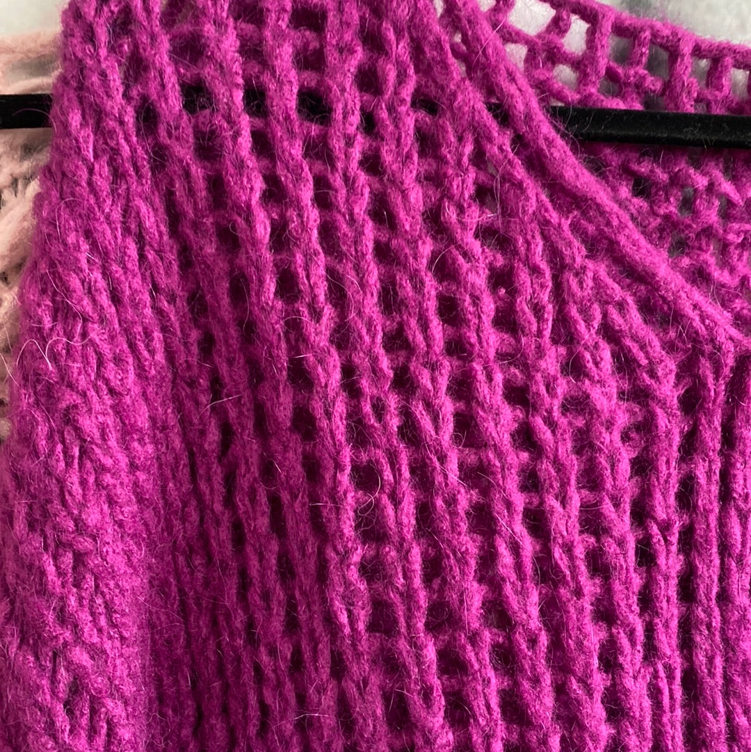 Strickpulli mit V-Ausschnitt, BIG